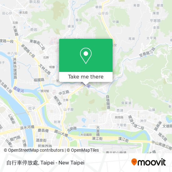 自行車停放處 map