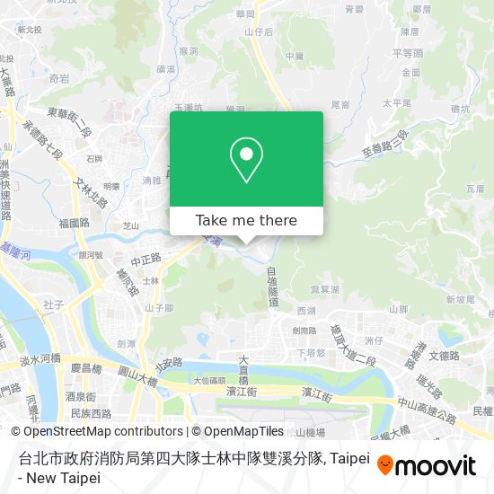 台北市政府消防局第四大隊士林中隊雙溪分隊 map