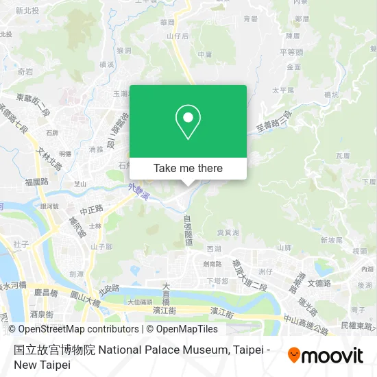 国立故宫博物院 National Palace Museum地圖