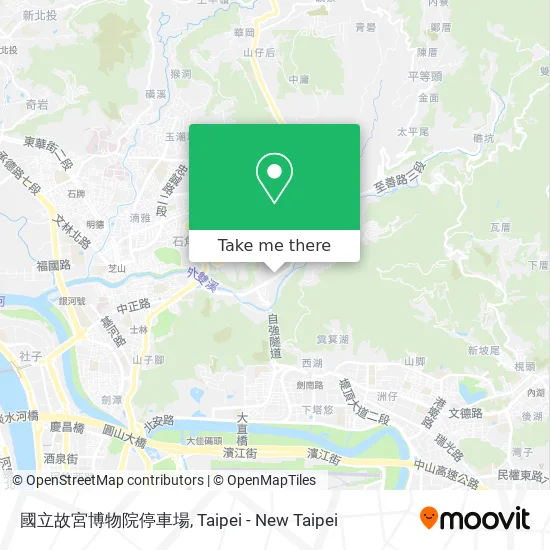 國立故宮博物院停車場 map