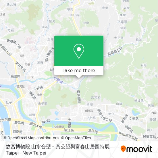 故宮博物院 山水合壁﹣黃公望與富春山居圖特展 map