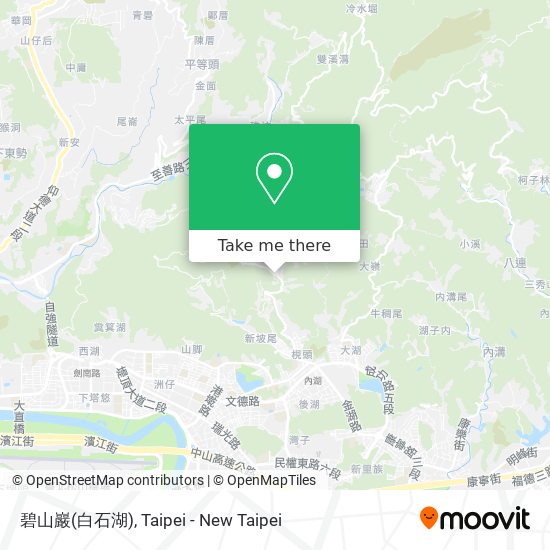 碧山巖(白石湖) map