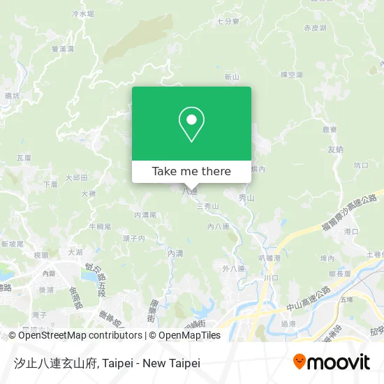 汐止八連玄山府地圖