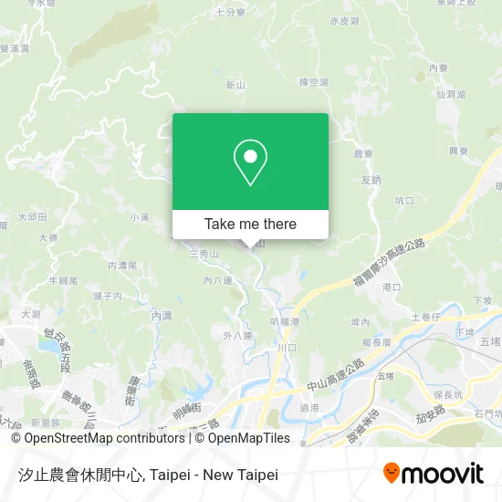 汐止農會休閒中心地圖