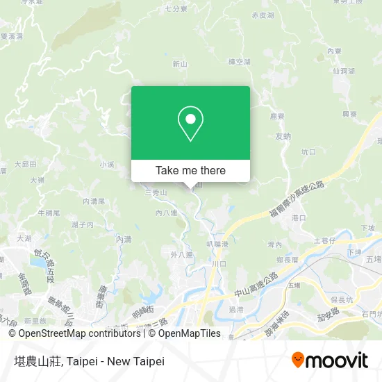 堪農山莊 map