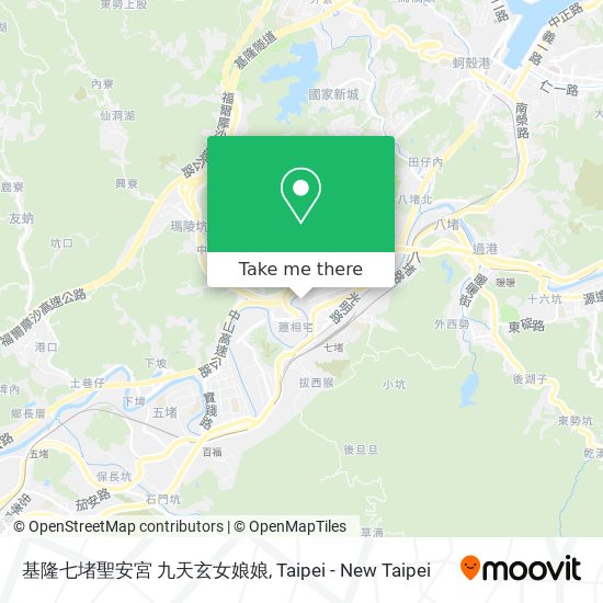 基隆七堵聖安宮 九天玄女娘娘 map