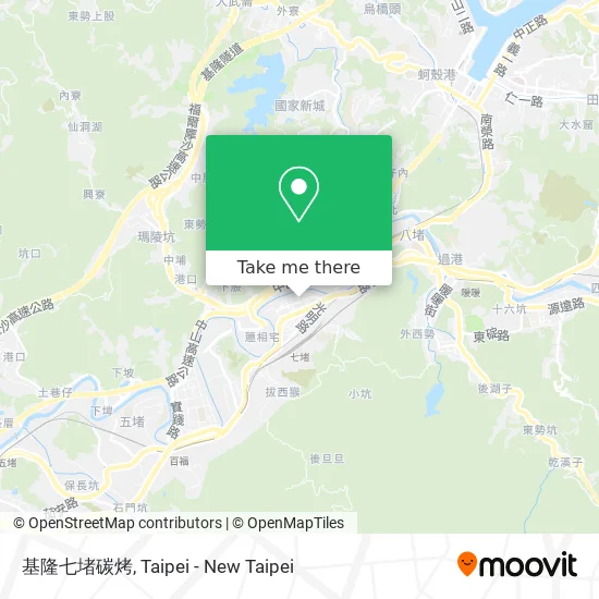 基隆七堵碳烤地圖