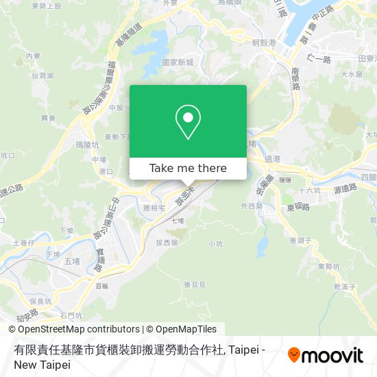 有限責任基隆市貨櫃裝卸搬運勞動合作社地圖