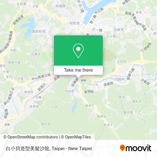 白小貝造型美髮沙龍地圖