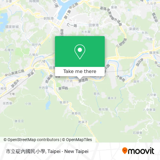 市立碇內國民小學地圖