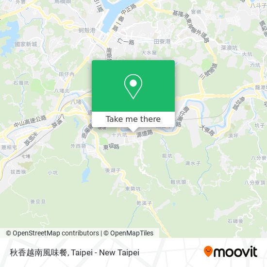 秋香越南風味餐地圖