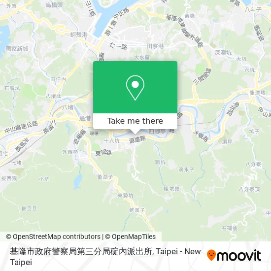 基隆市政府警察局第三分局碇內派出所地圖