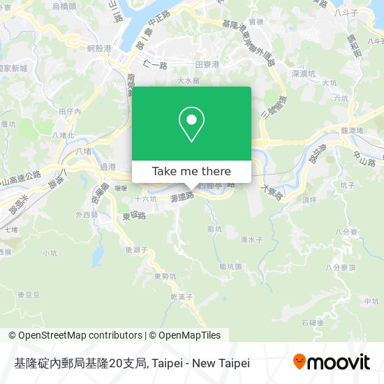 基隆碇內郵局基隆20支局 map