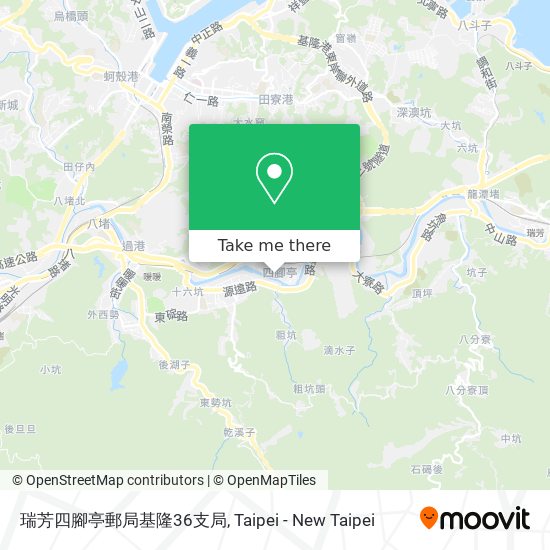 瑞芳四腳亭郵局基隆36支局 map