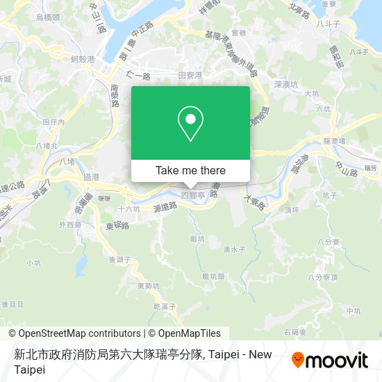 新北市政府消防局第六大隊瑞亭分隊地圖
