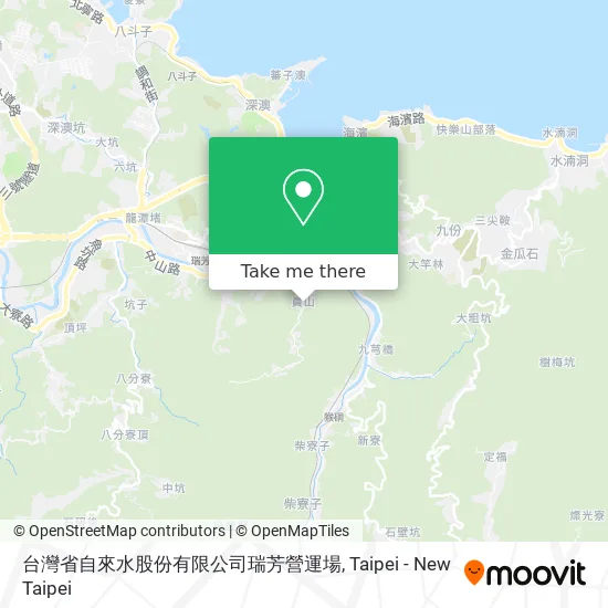 台灣省自來水股份有限公司瑞芳營運場地圖