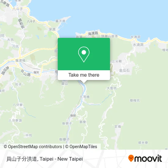 員山子分洪道 map