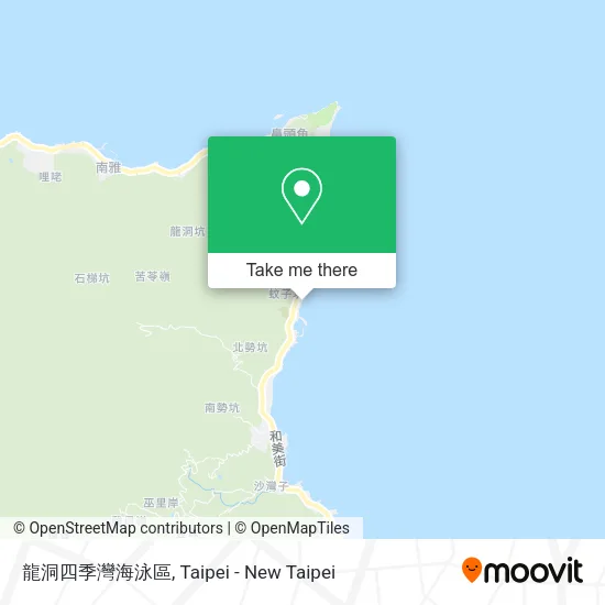 龍洞四季灣海泳區 map