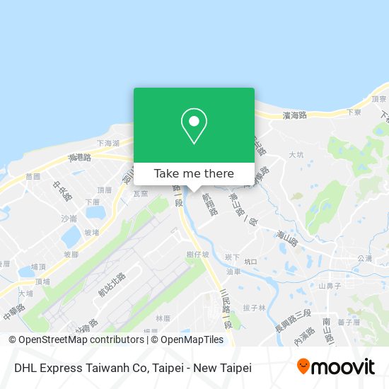 DHL Express Taiwanh Co地圖