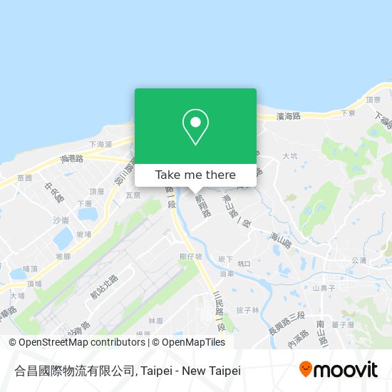 合昌國際物流有限公司地圖