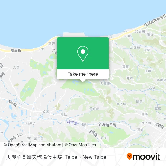 美麗華高爾夫球場停車場地圖