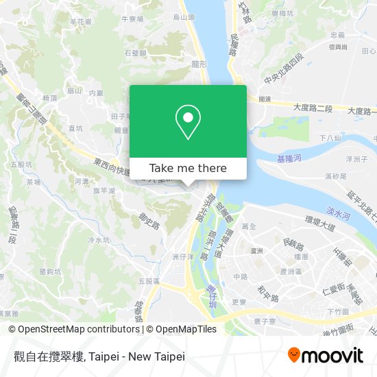 觀自在攬翠樓 map