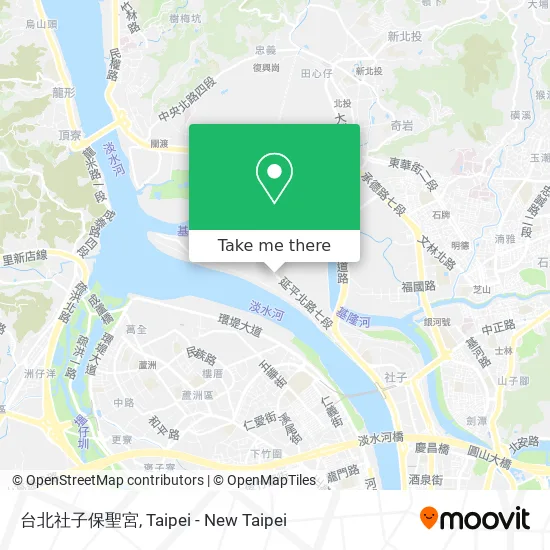 台北社子保聖宮 map