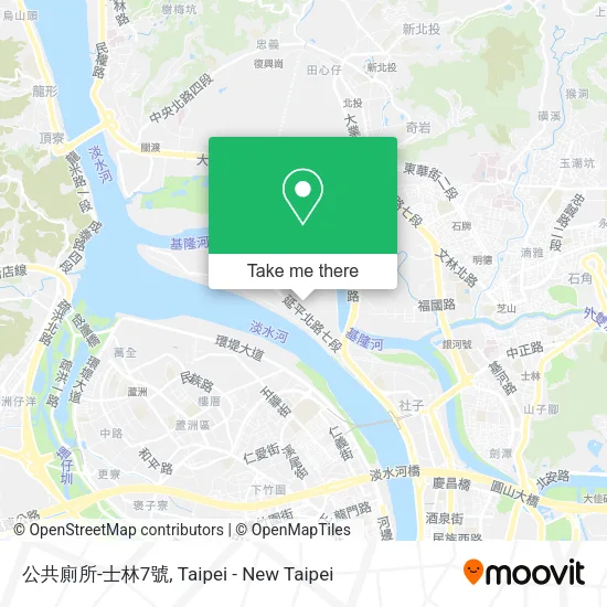 公共廁所-士林7號地圖