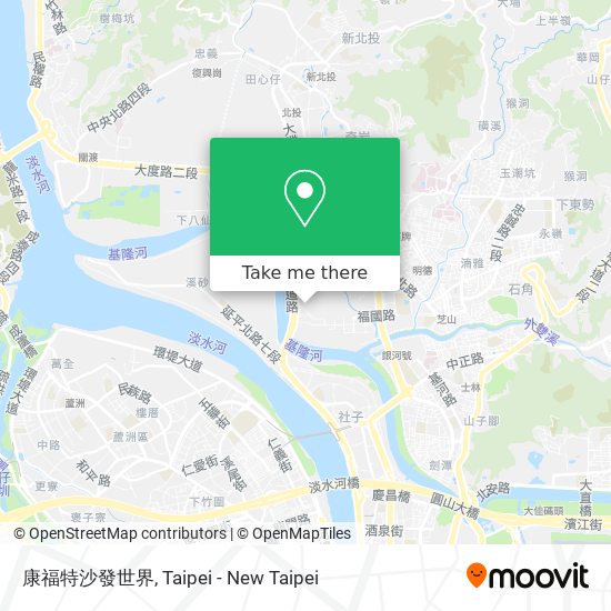 康福特沙發世界 map
