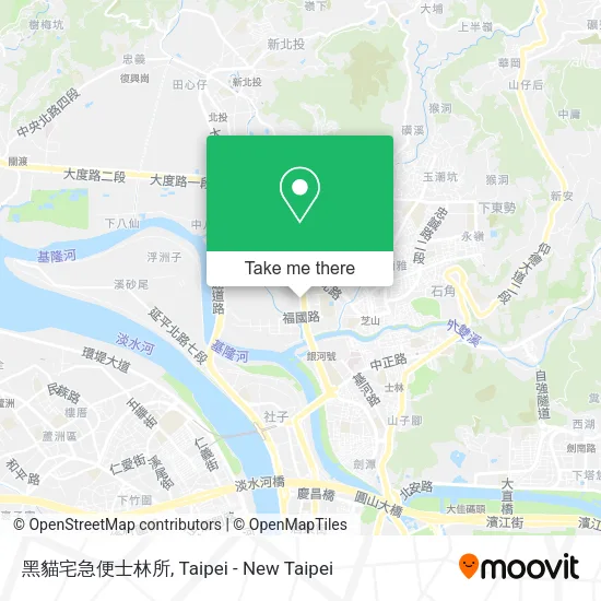 黑貓宅急便士林所地圖