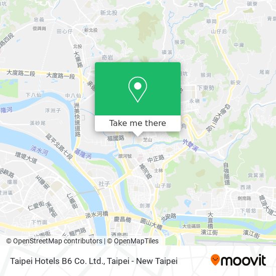 Taipei Hotels B6 Co. Ltd. map