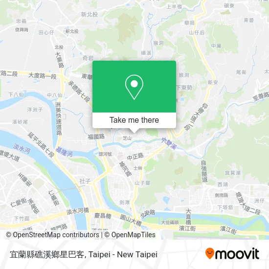 宜蘭縣礁溪鄉星巴客地圖