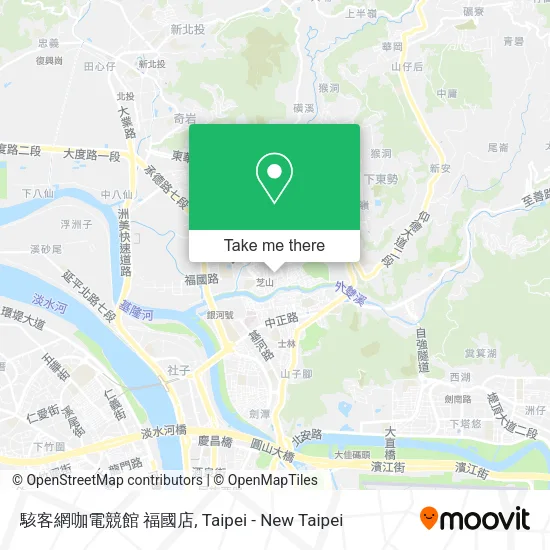 駭客網咖電競館 福國店地圖