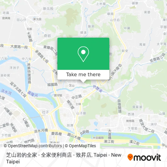 芝山岩的全家 - 全家便利商店 - 致昇店 map
