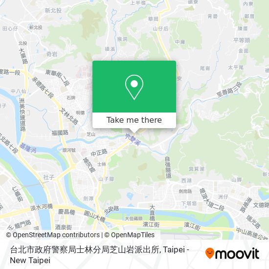 台北市政府警察局士林分局芝山岩派出所 map