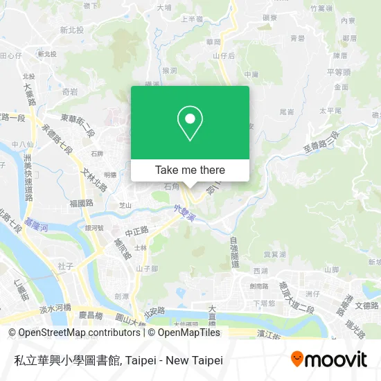 私立華興小學圖書館地圖
