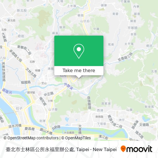 臺北市士林區公所永福里辦公處 map