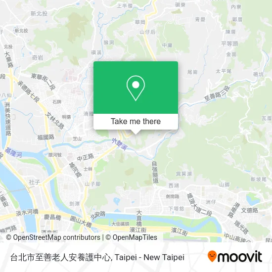 台北市至善老人安養護中心地圖
