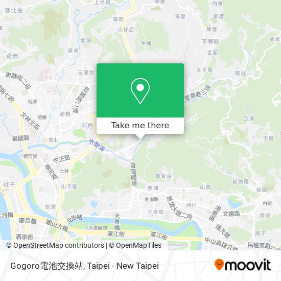 Gogoro電池交換站 map