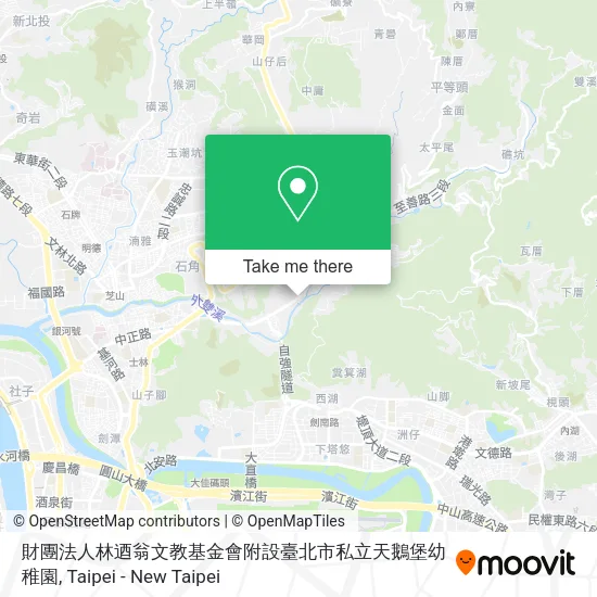 財團法人林迺翁文教基金會附設臺北市私立天鵝堡幼稚園地圖