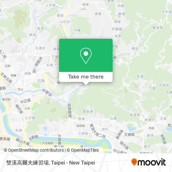 雙溪高爾夫練習場 map