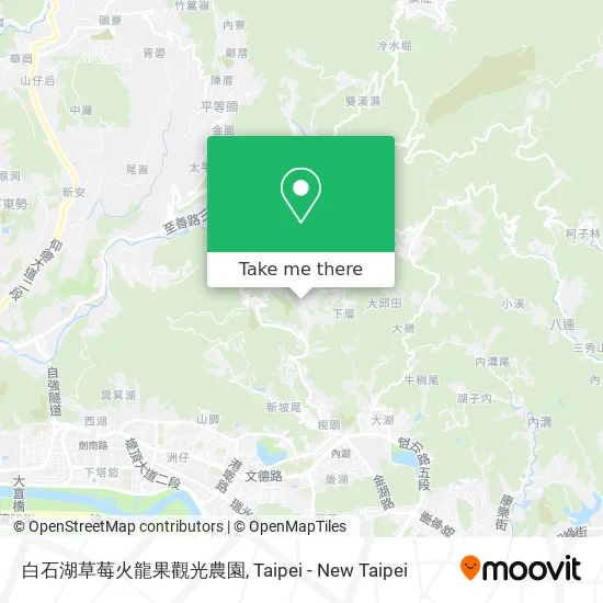 白石湖草莓火龍果觀光農園地圖