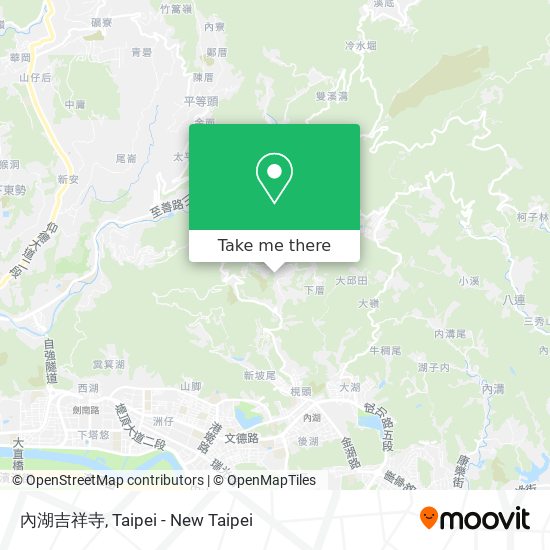 內湖吉祥寺 map