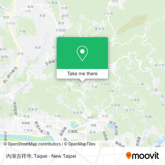 內湖吉祥寺 map