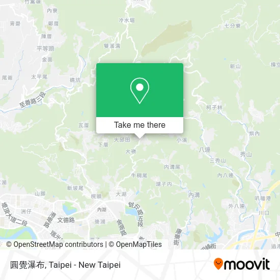 圓覺瀑布 map
