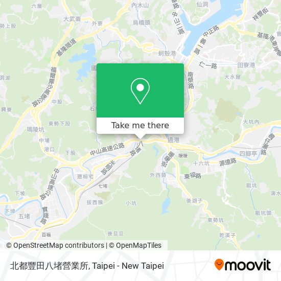 北都豐田八堵營業所地圖