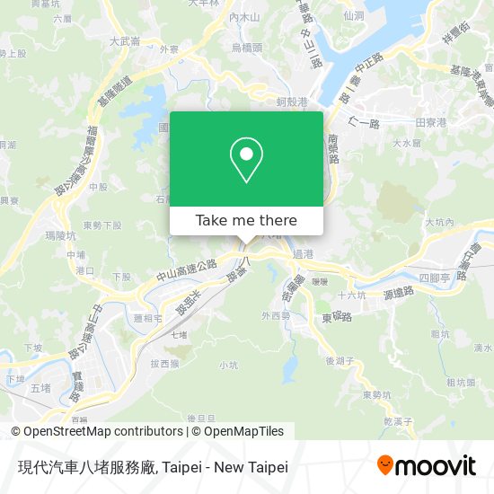 現代汽車八堵服務廠 map