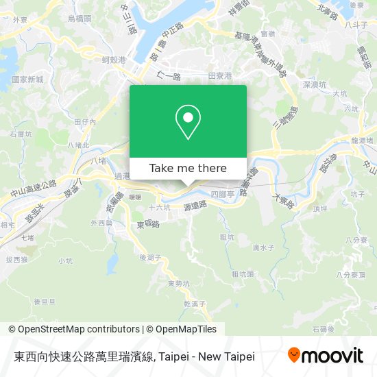 東西向快速公路萬里瑞濱線 map