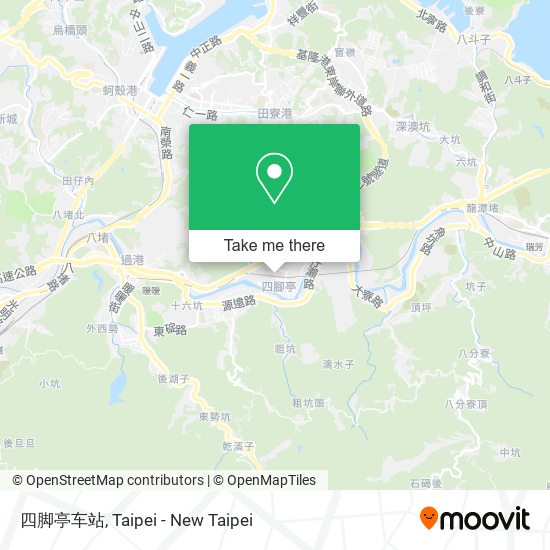 四脚亭车站 map