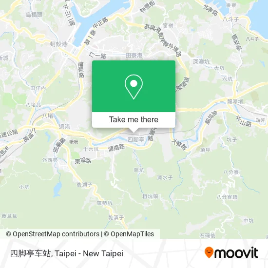 四脚亭车站 map